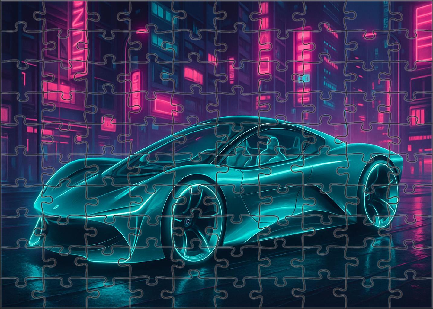 Vector Flux Concept Custom Jigsaw Puzzle
