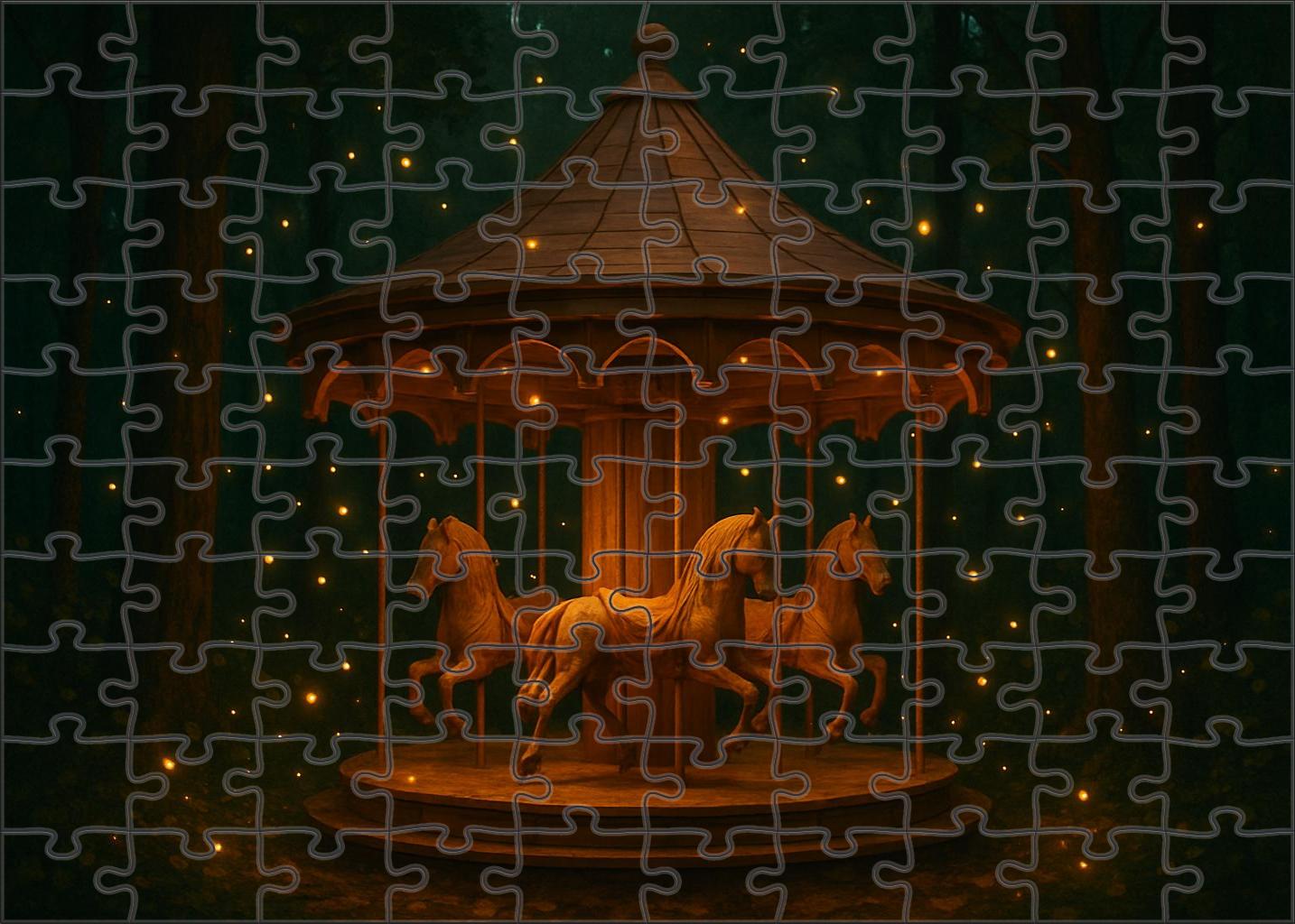 Glowworm Carousel 300 Piece Puzzle