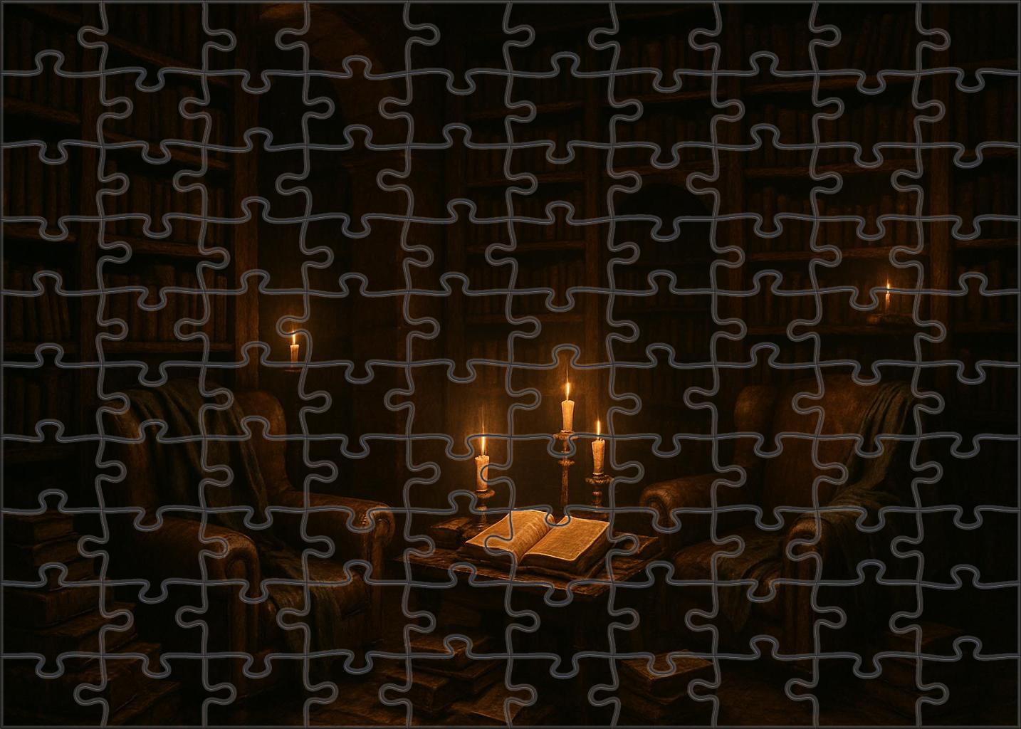 Dark Academia Mystery Gothic Libraries And Enigmatic Scholars Unique Puzzle Design