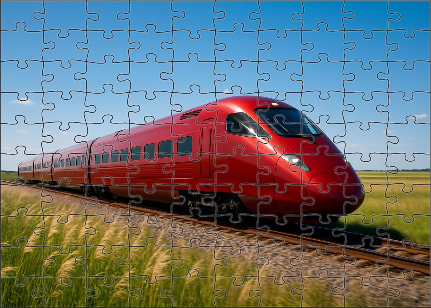 Crimson Horizon Bullet Puzzle For Adults