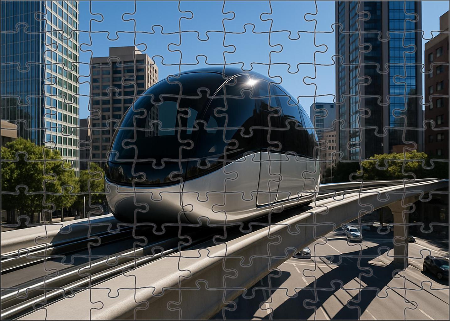 Compressed Air Personal Rapid Transit Pod 1000 Piece Puzzle