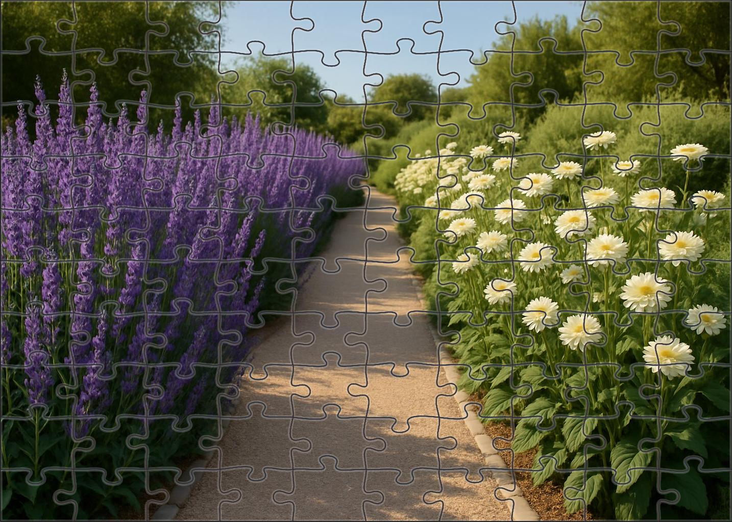 Lavender Breeze Garden Walk 200 Piece Puzzle