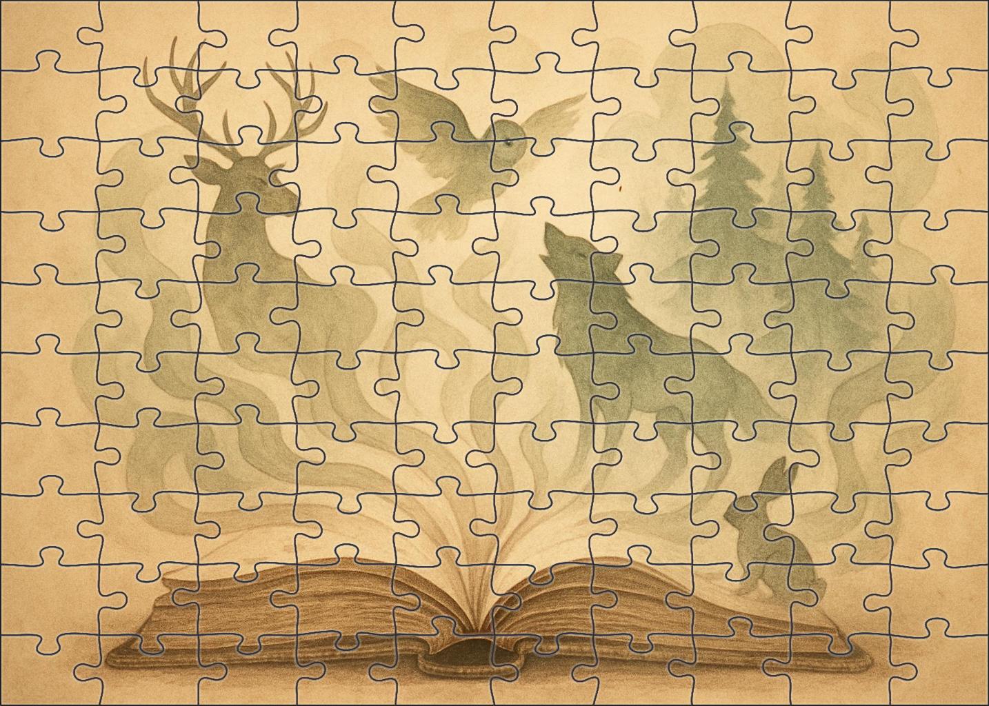 The Library Of Whispering Pages 50 Piece Puzzle