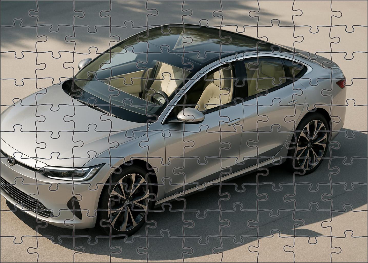 Celeste Arcadia Luxury Electric Grand Tourer With Panoramic Sky Roof Large Format Puzzle