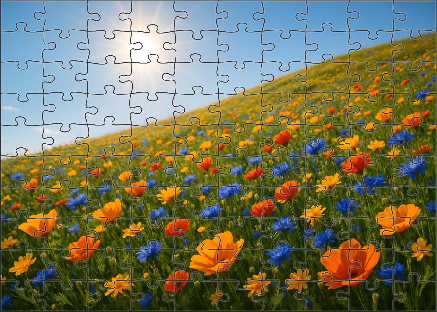Wildflower Hilltop Breeze 500 Piece Puzzle