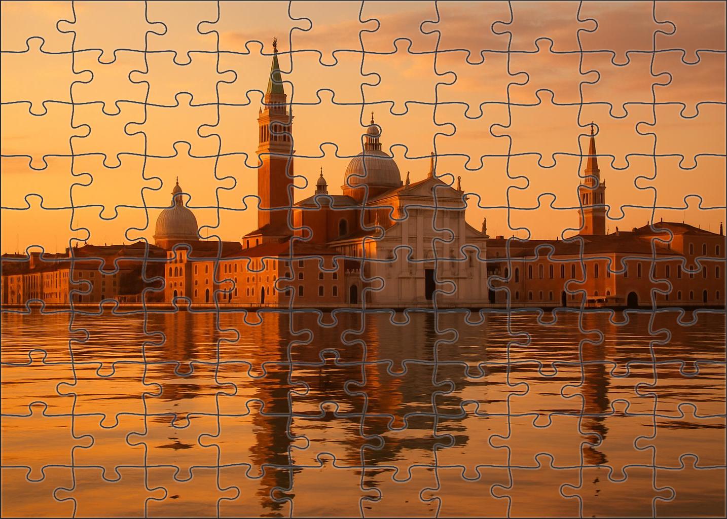 Venice Lagoon Skyline The Timeless Gothic And Renaissance Silhouette 1000 Piece Puzzle