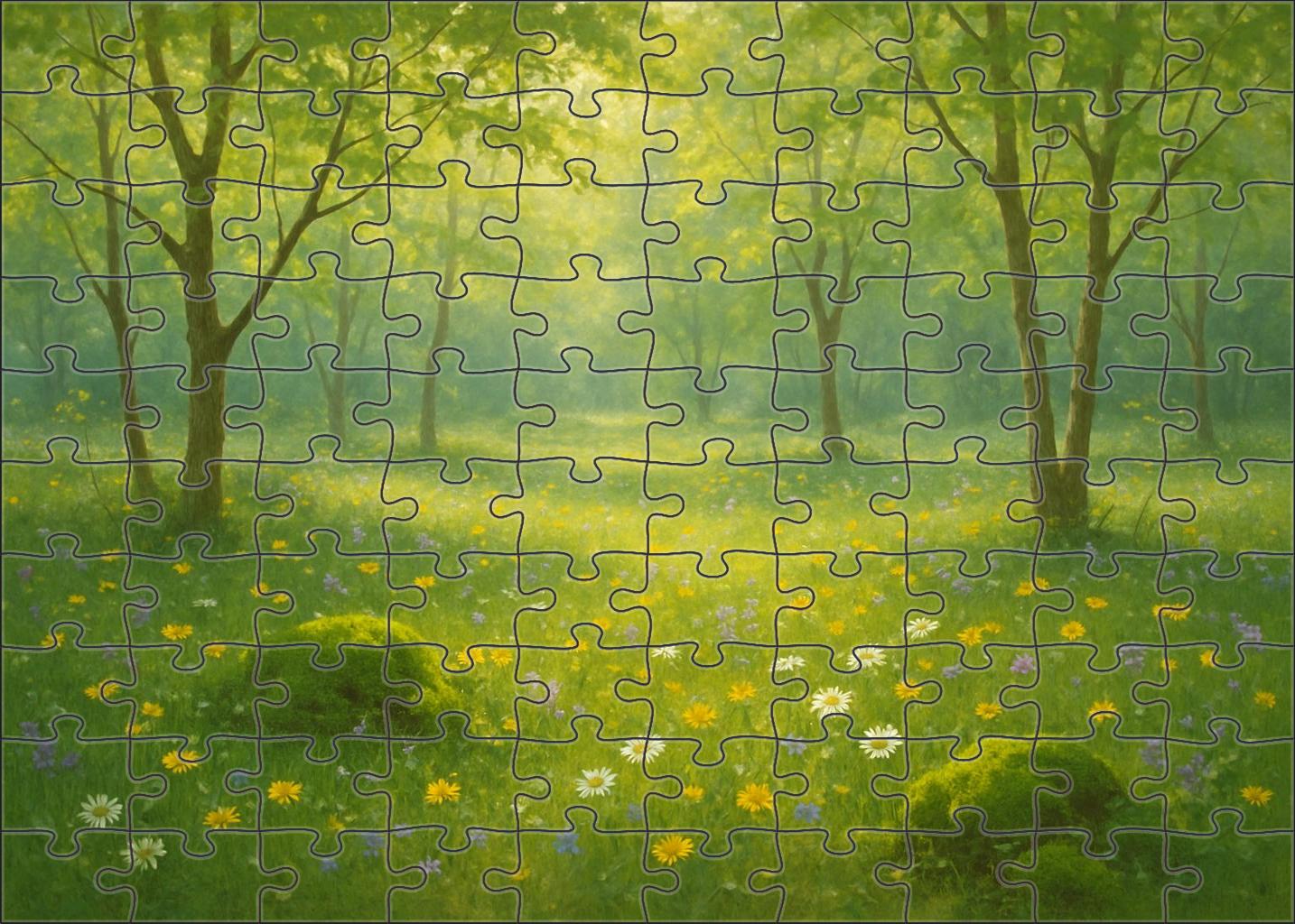 Veiled Meadowwood 100 Piece Puzzle