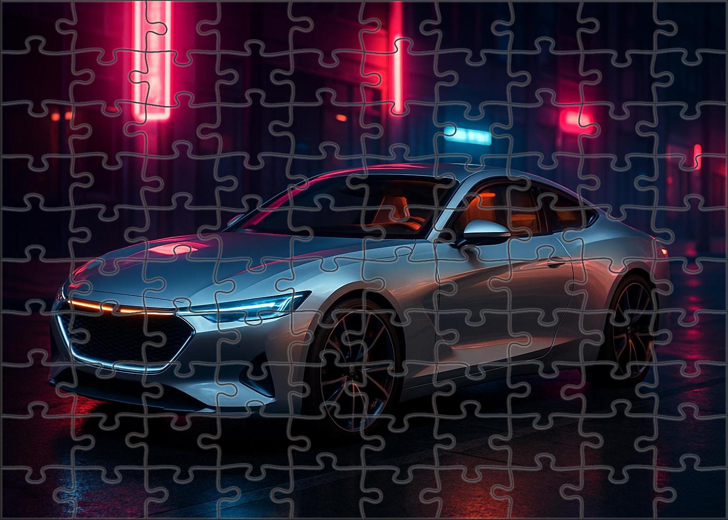 Eclipse Veloce Twin-turbo V6 Urban Sports Cruiser 500 Piece Puzzle