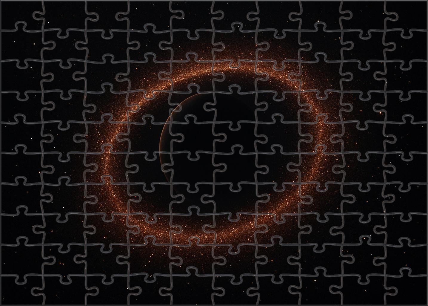 Copper Dust Ring Puzzle For Adults