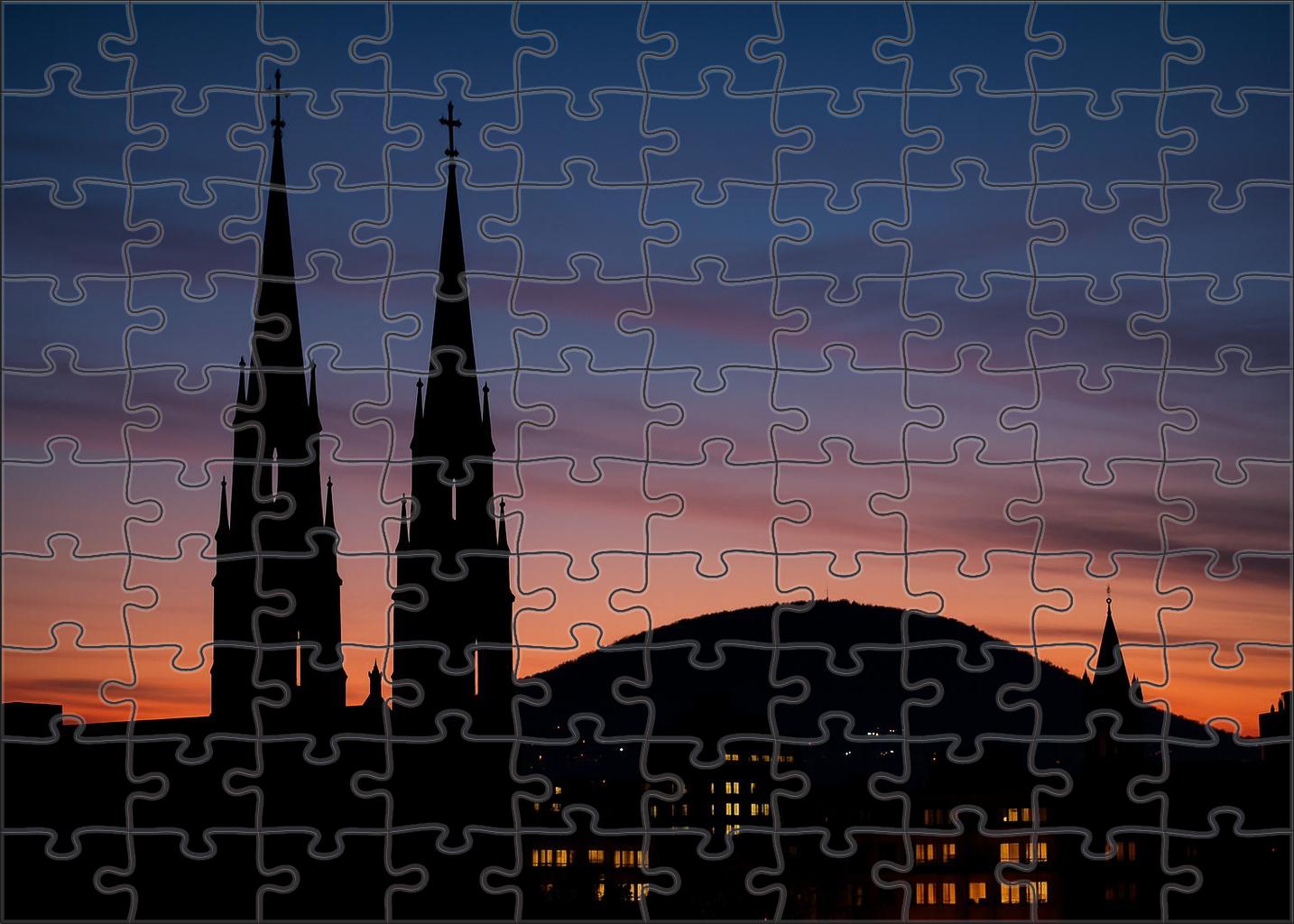 Montreal Skyline Iconic Cityscape Blending Historic Spires And Modern High-rises Ranked Among North Americas Most Scenic Puzzle For Kids