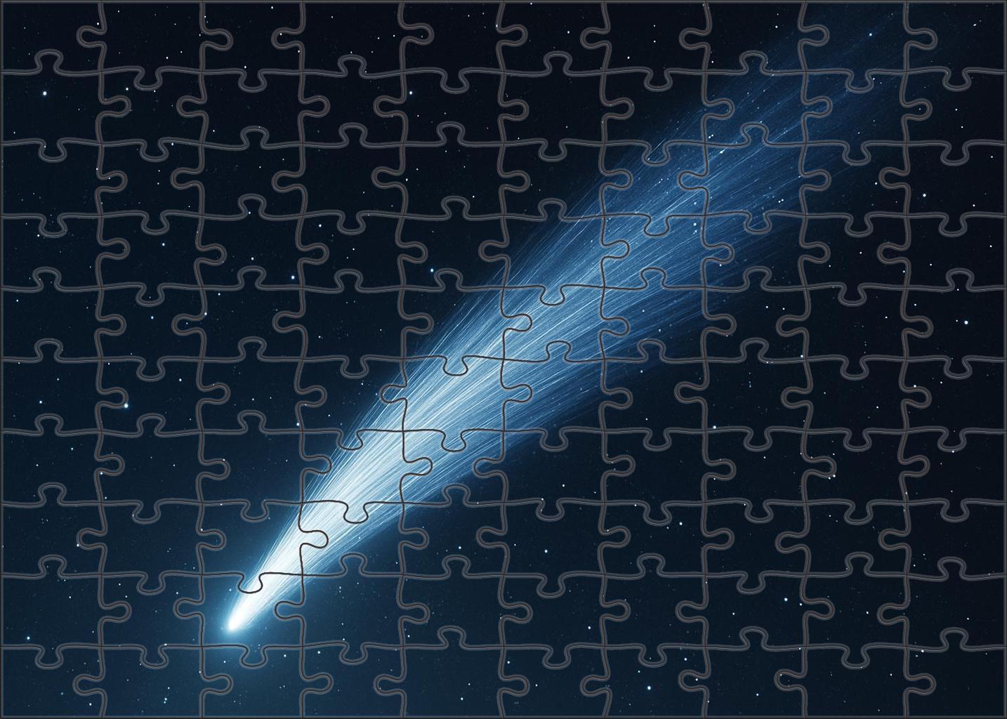 Icy Cometary Tail Puzzle For Adults