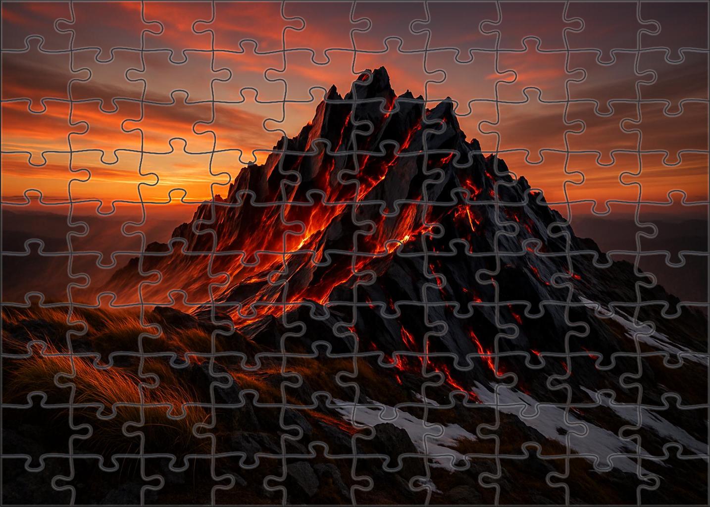 Obsidian Flame Ridge Puzzle Collection
