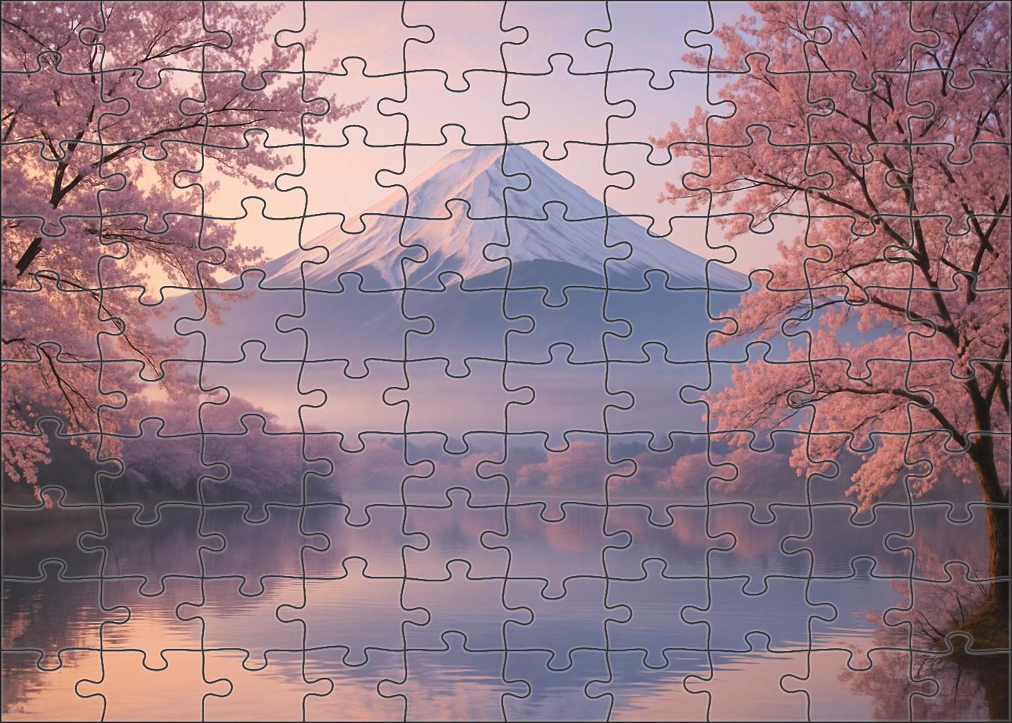 Mount Fuji Honshu Japan  Recognized By 8567 Worldwide As A Natural And Cultural Icon Custom Jigsaw Puzzle