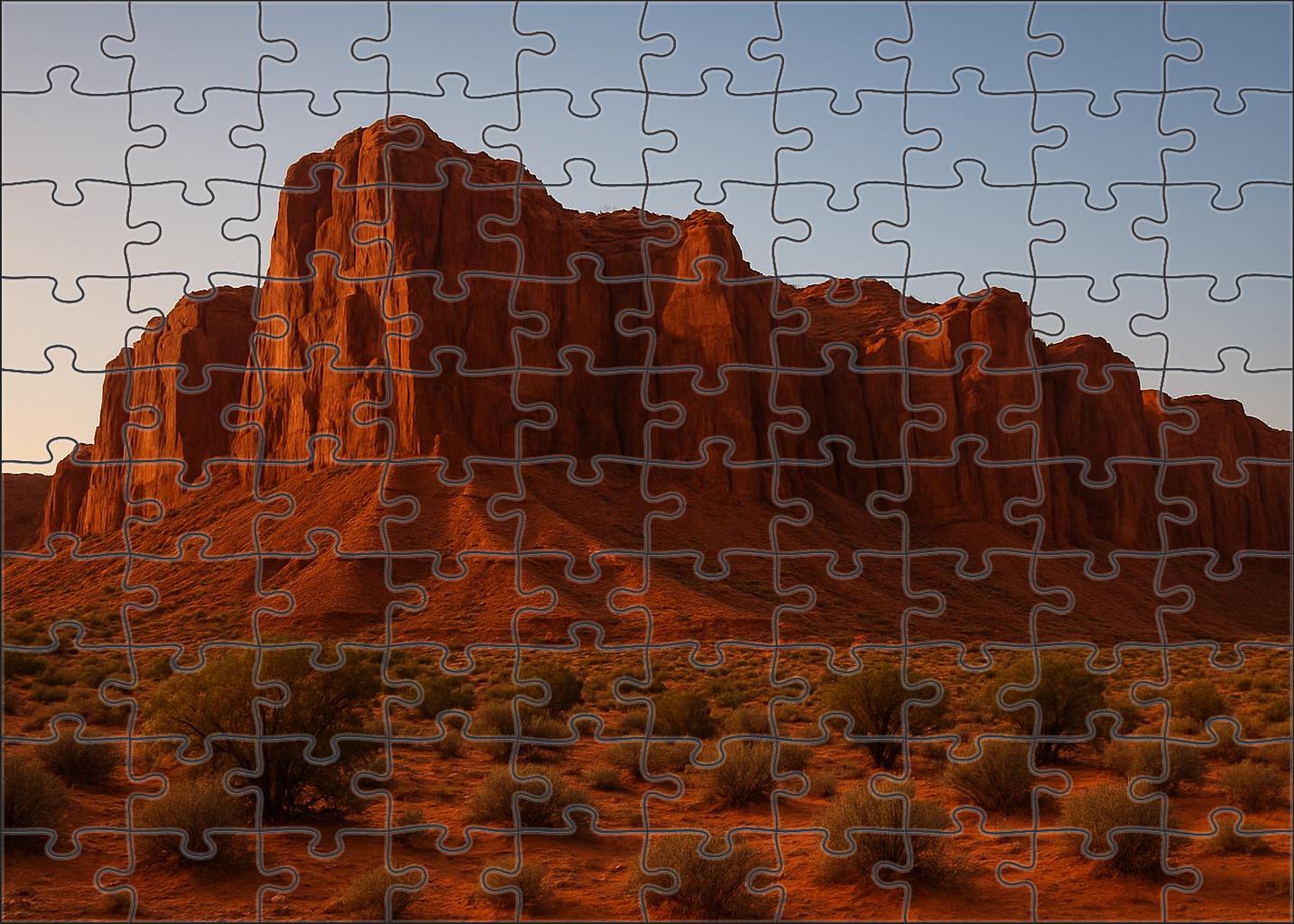 Copper Canyon Ravine Custom Jigsaw Puzzle