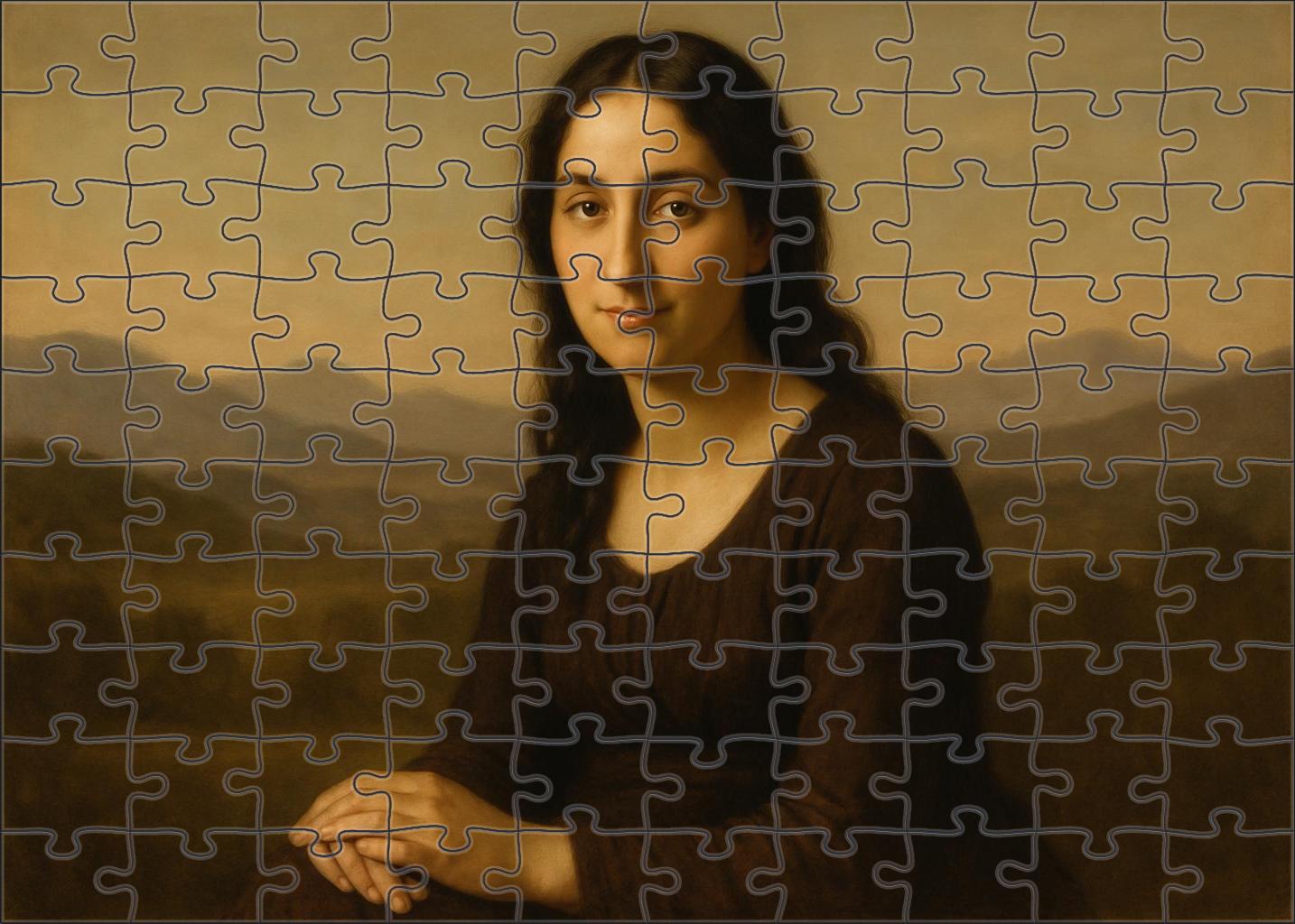 Mona Lisa Premium Puzzle Pieces