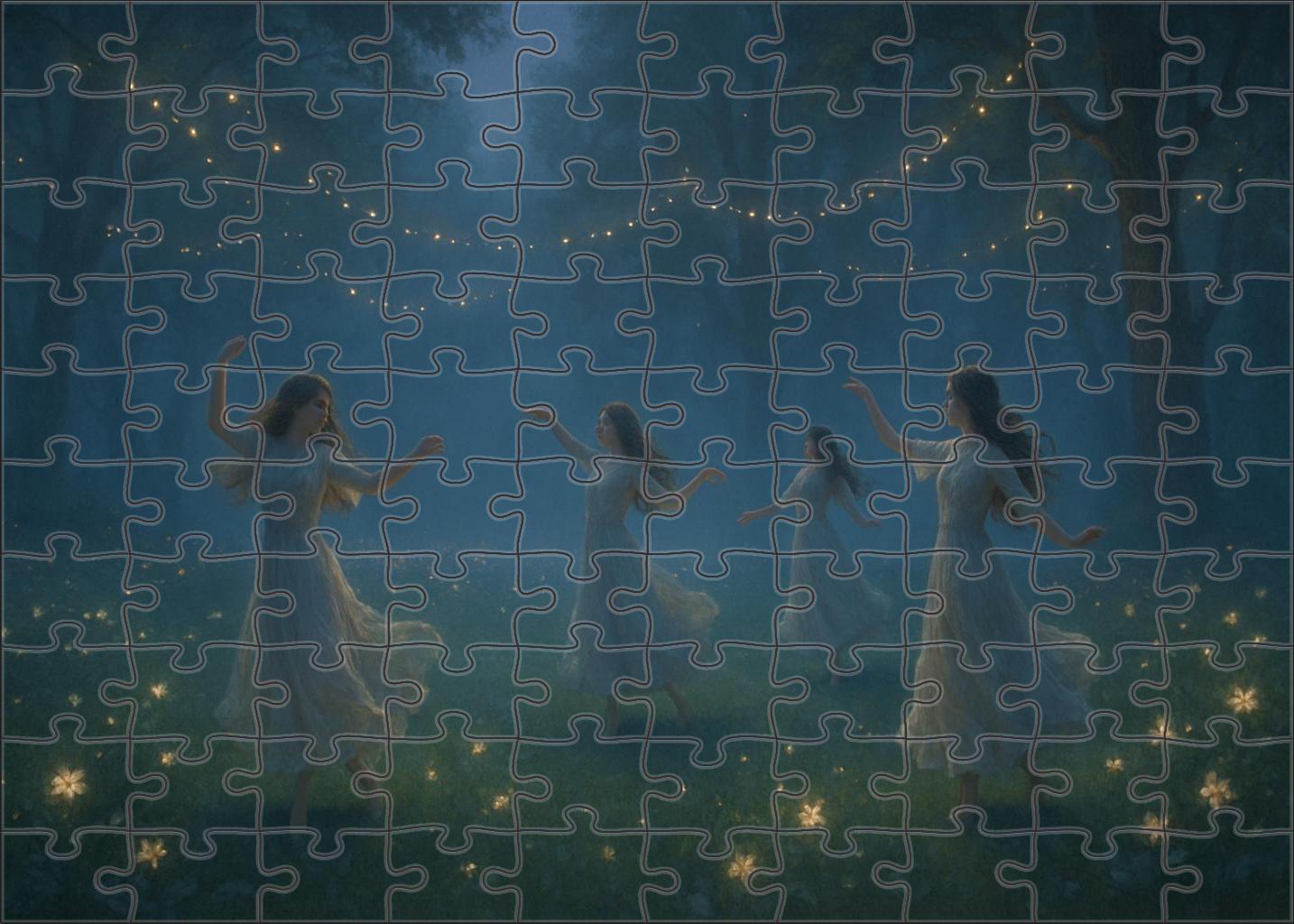 Dream Pop Fantasy Ethereal Soundscapes And Whimsical Imagery 50 Piece Puzzle