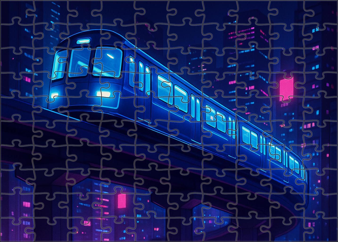 Sapphire Zephyr Maglev Large Format Puzzle