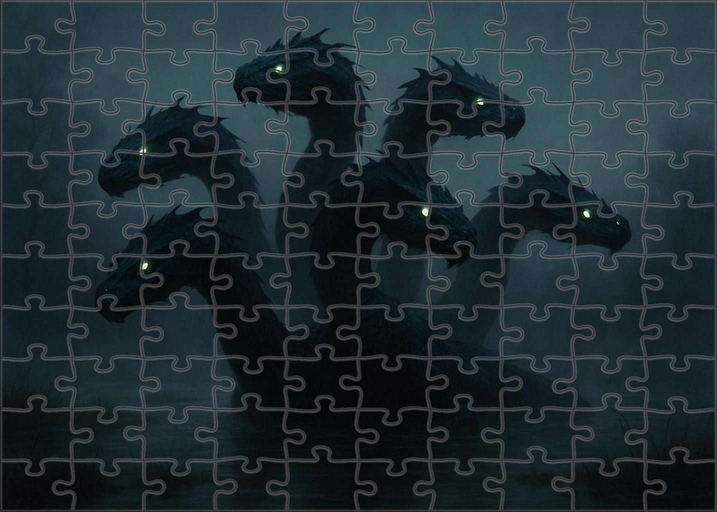 Gloomscale Hydra Unique Puzzle Design