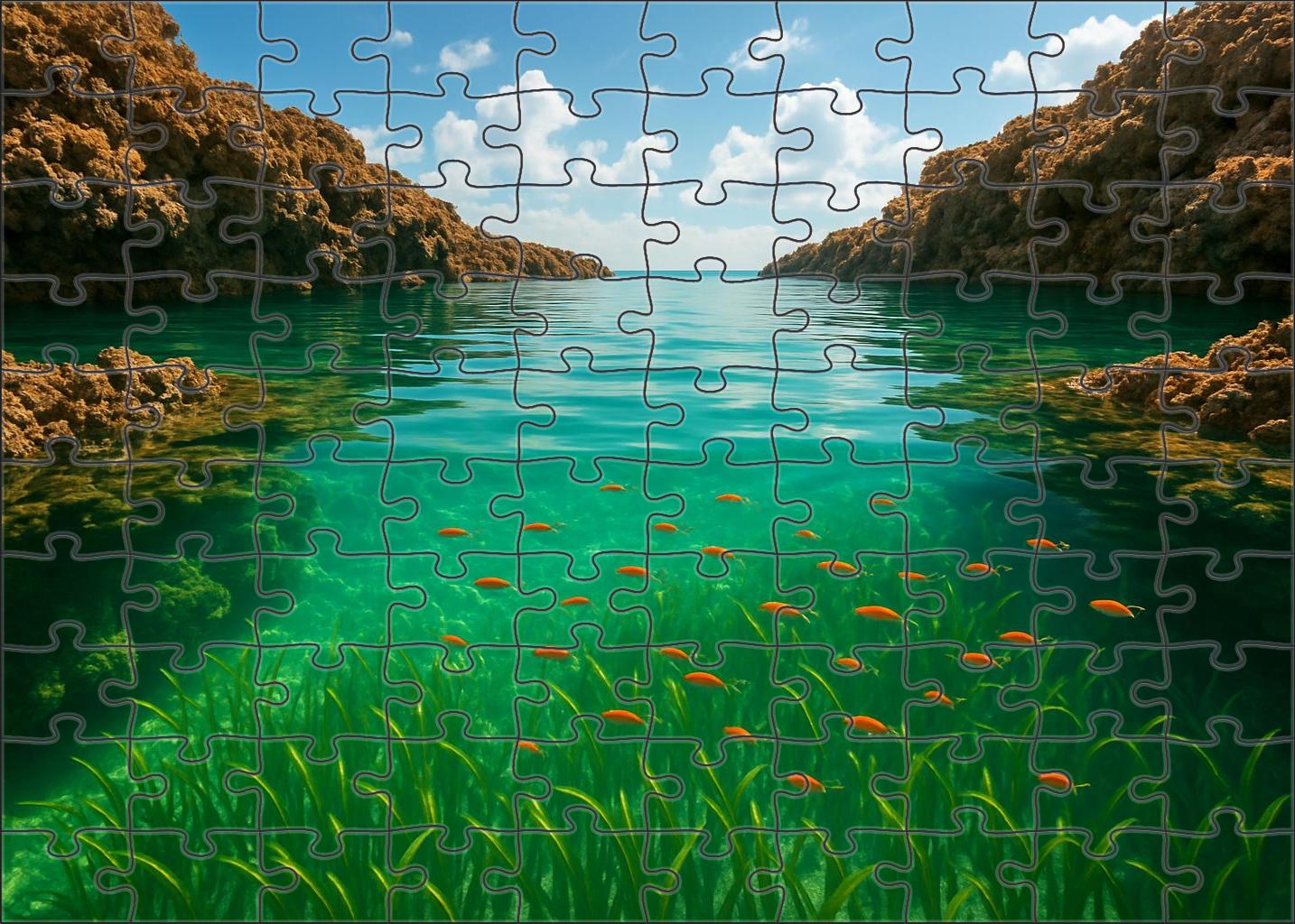 Emerald Lagoon Refuge 1000 Piece Puzzle