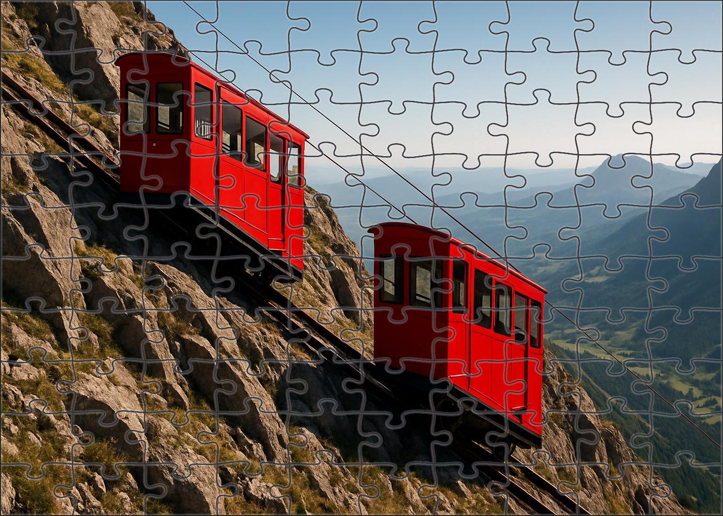 Craggy Ridge Funicular Mini Puzzle