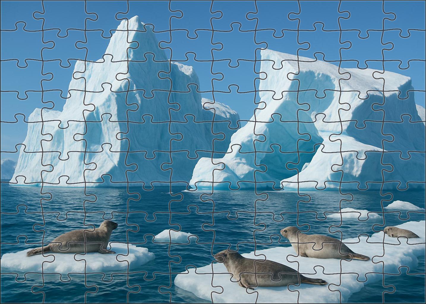 Frosted Iceberg Edge 300 Piece Puzzle
