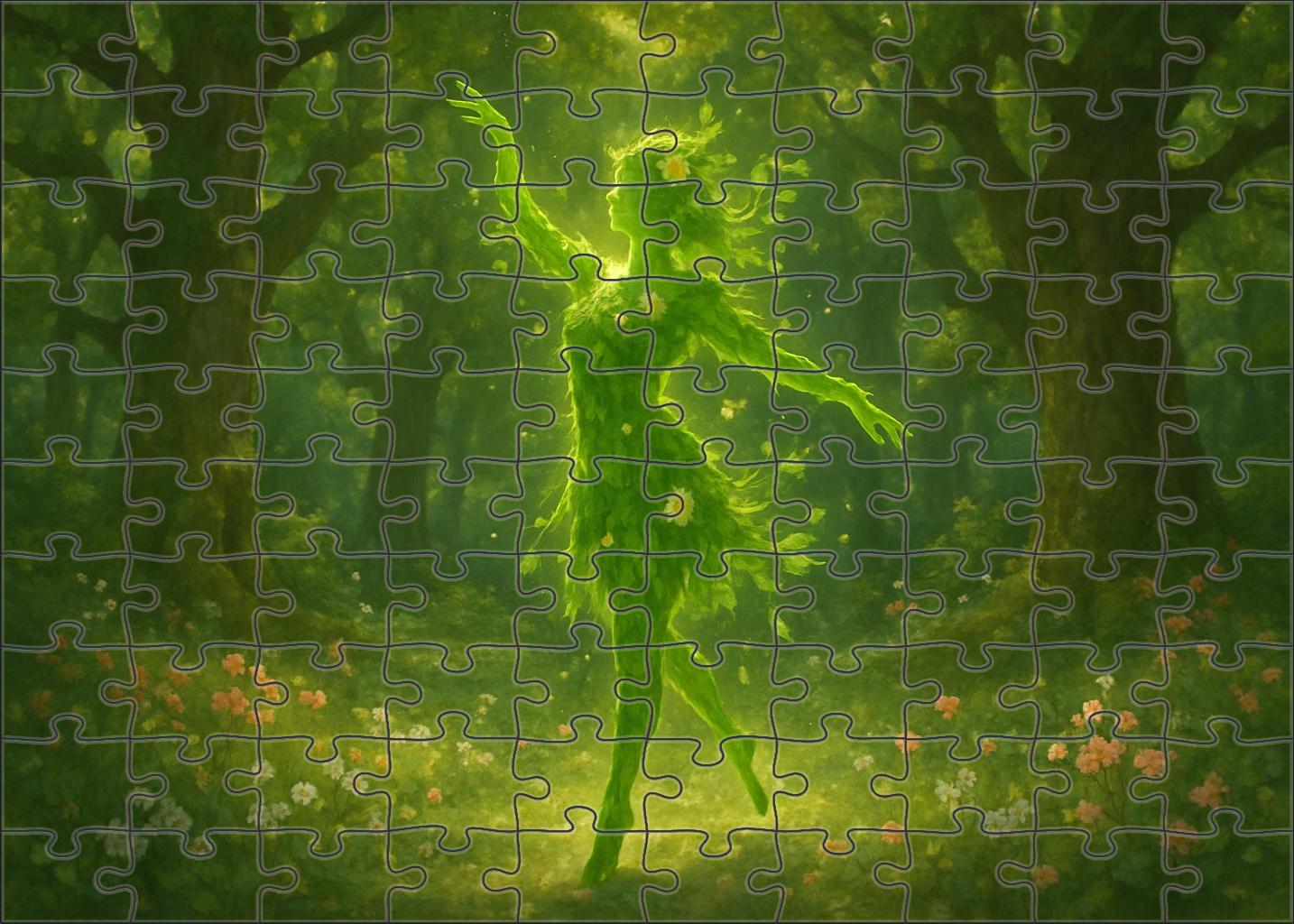 Whisperleaf Nymph 1000 Piece Puzzle