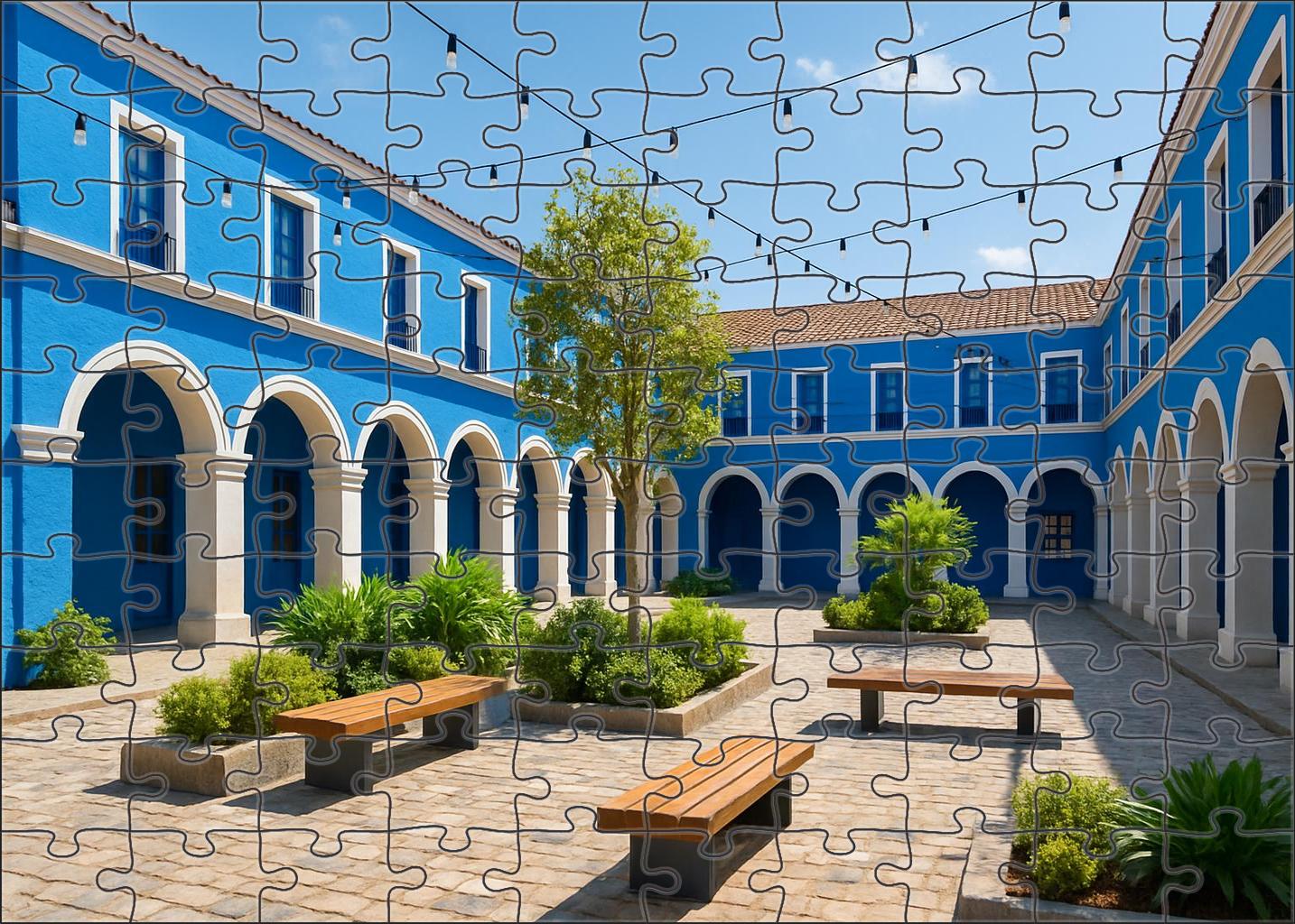 Cerulean Square Mini Puzzle