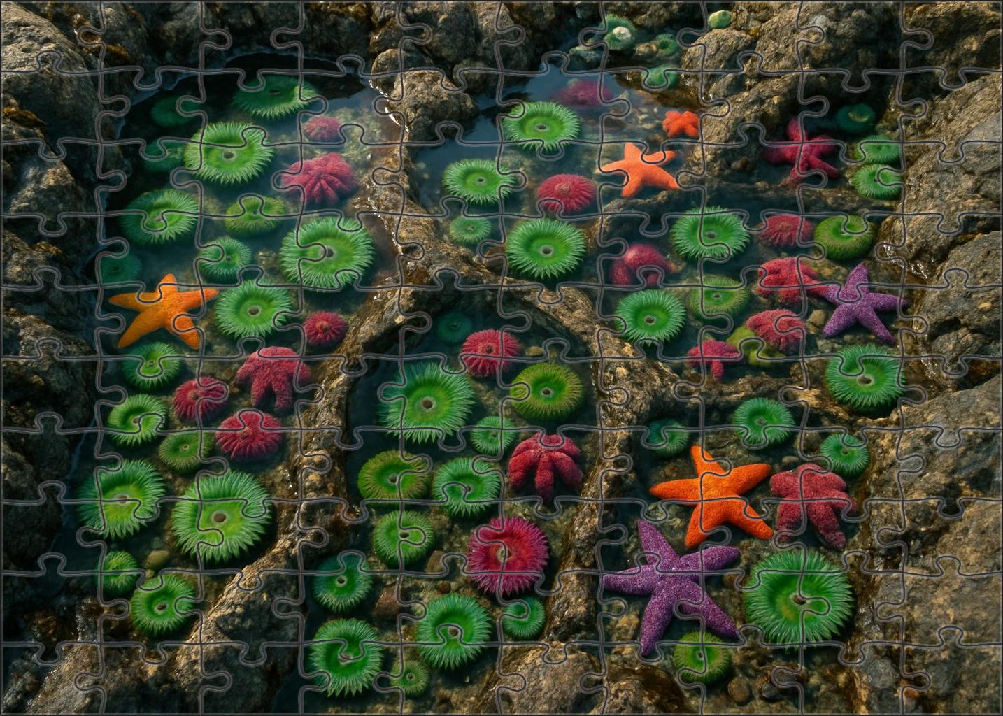 Tidal Rock Pool Mosaic Puzzle For Adults