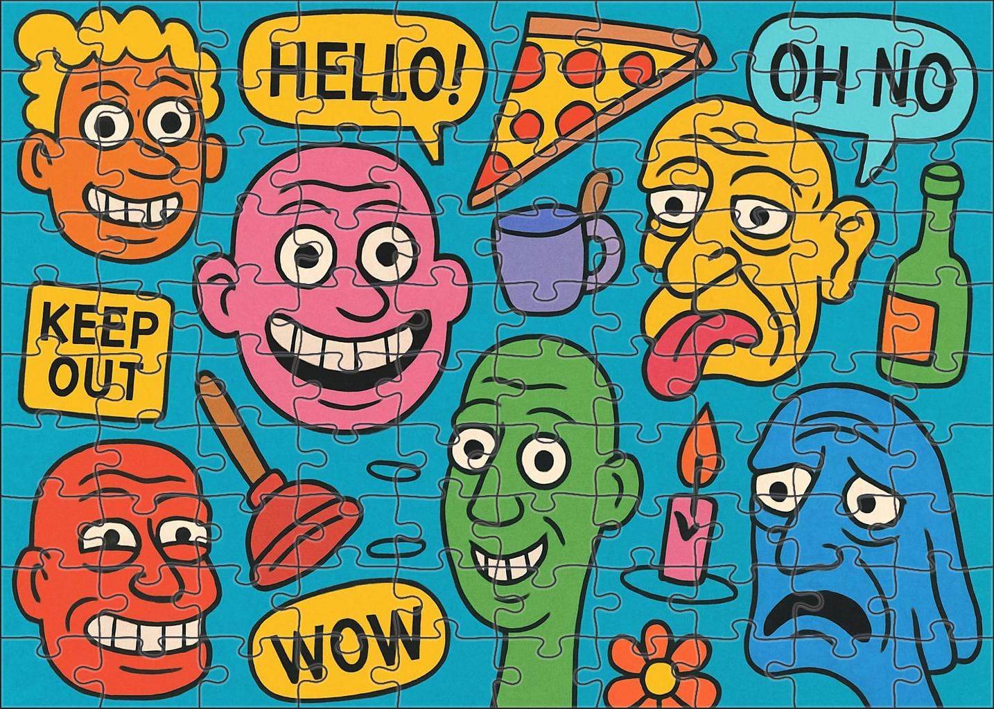 Internet Meme Surrealism Absurd Humor And Digital Remix Culture Premium Puzzle Pieces