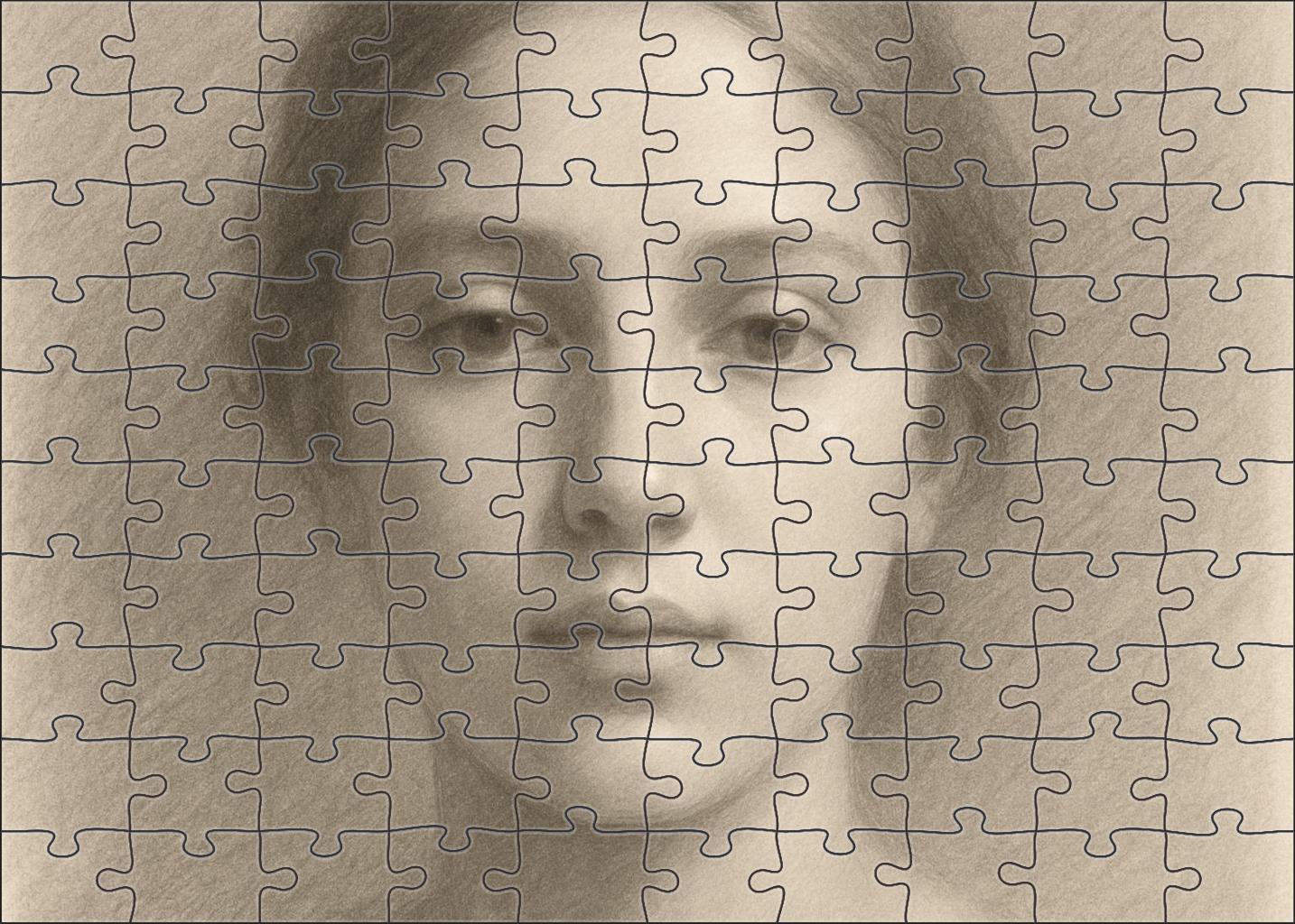 Vintage Portrait Study Soft Pencil And Eraser Techniques For Subtle Contrast Large Format Puzzle