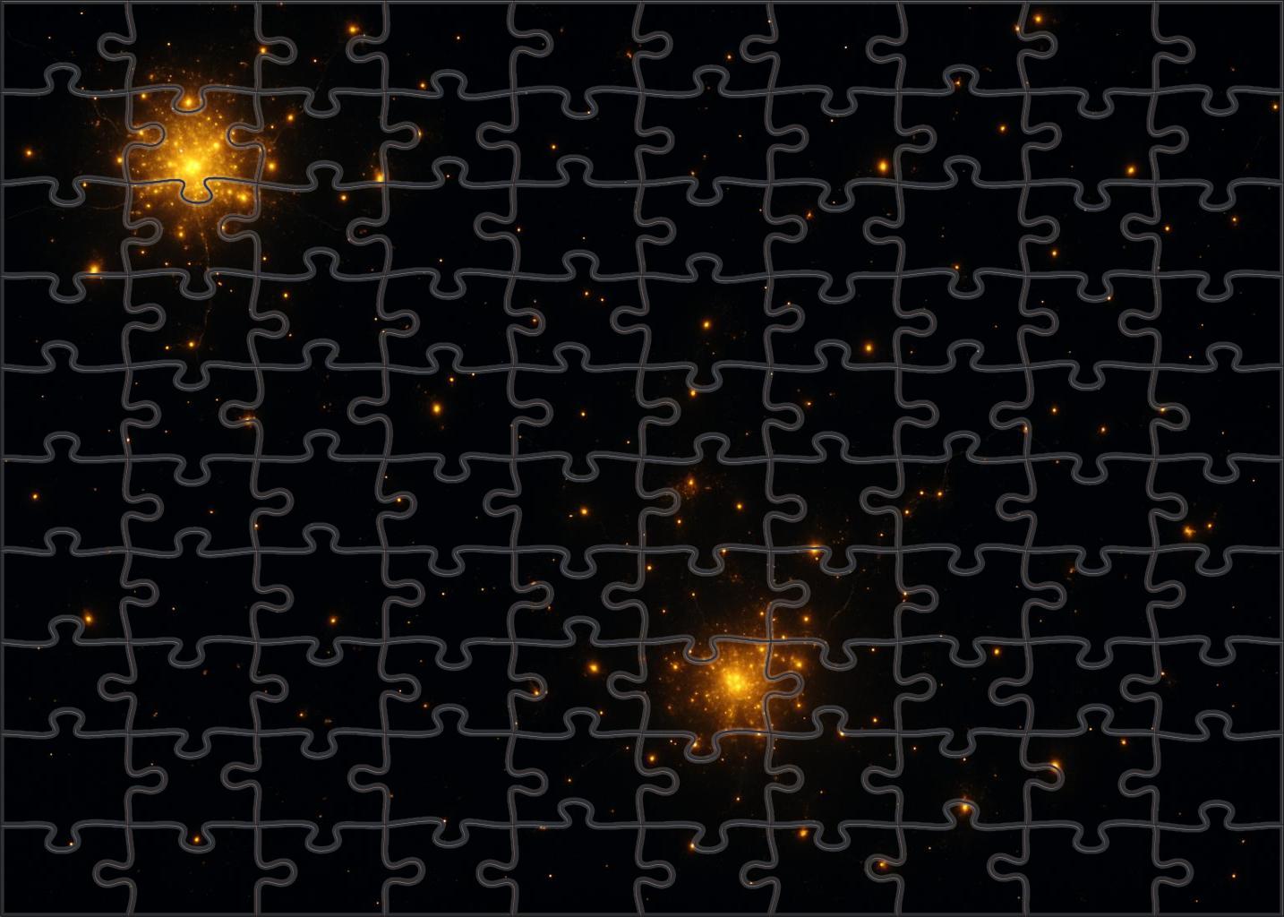 Nighttime Illumination Density Map Puzzle For Adults