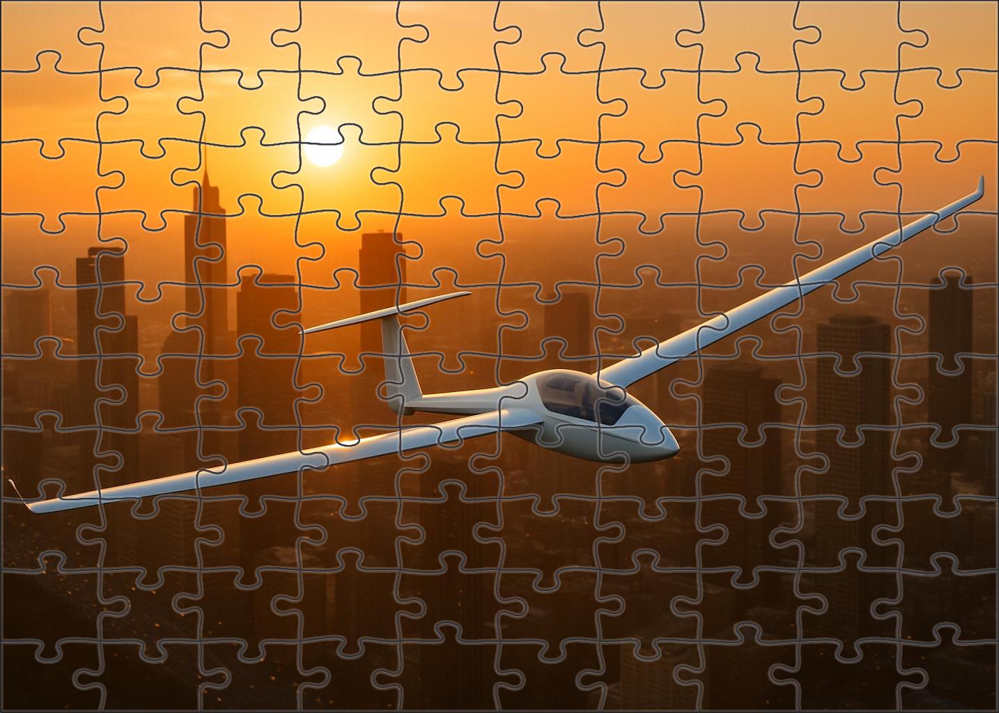 Compact Urban Air Glider 100 Piece Puzzle