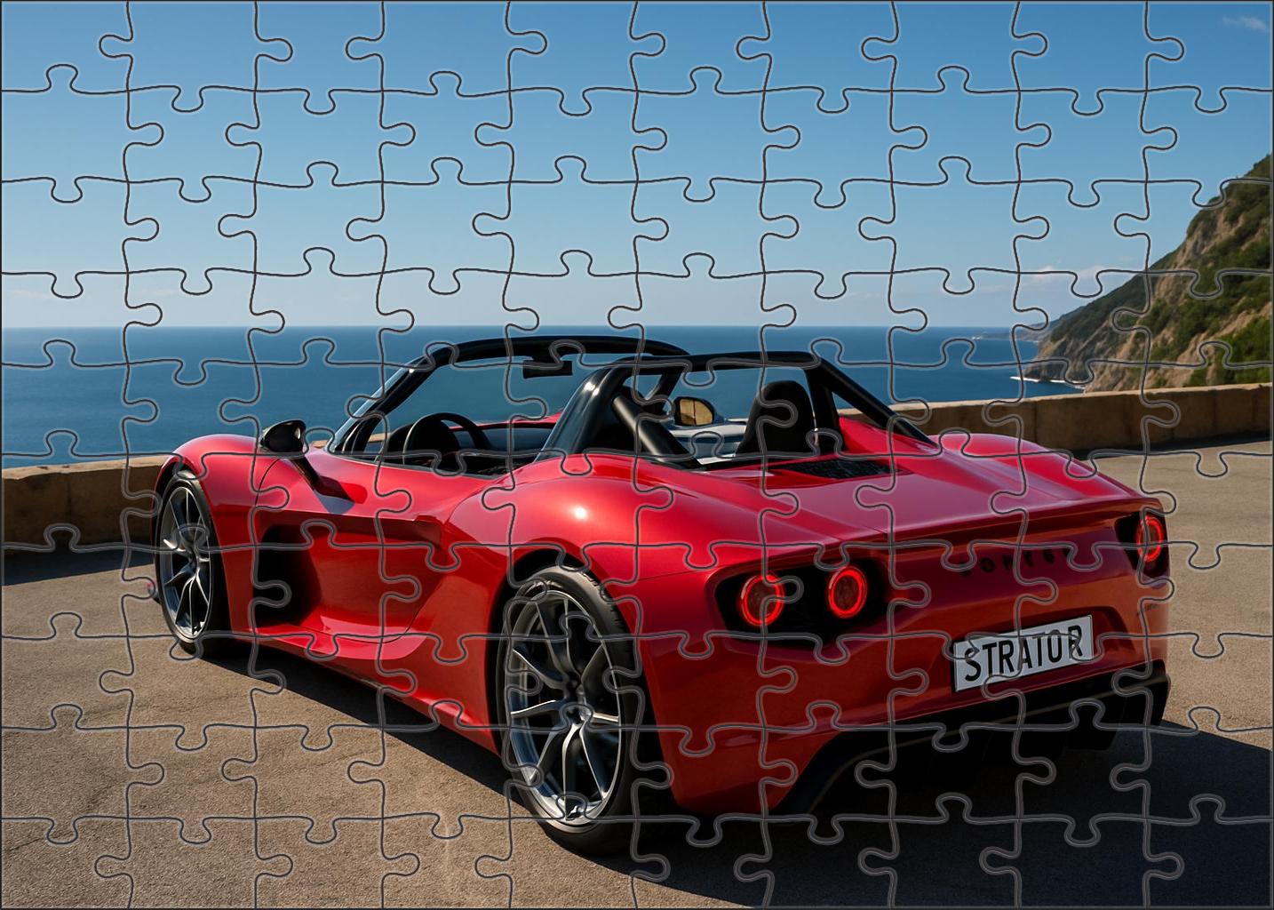 Vortex Strato R Twin-turbo V6 Lightweight Roadster 20 Piece Puzzle