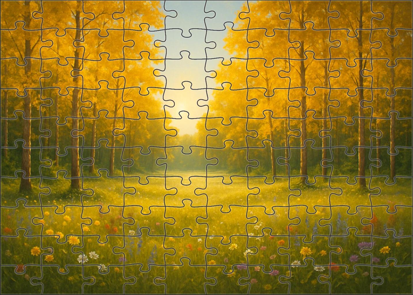 Golden Aspen Meadow Challenging Puzzles
