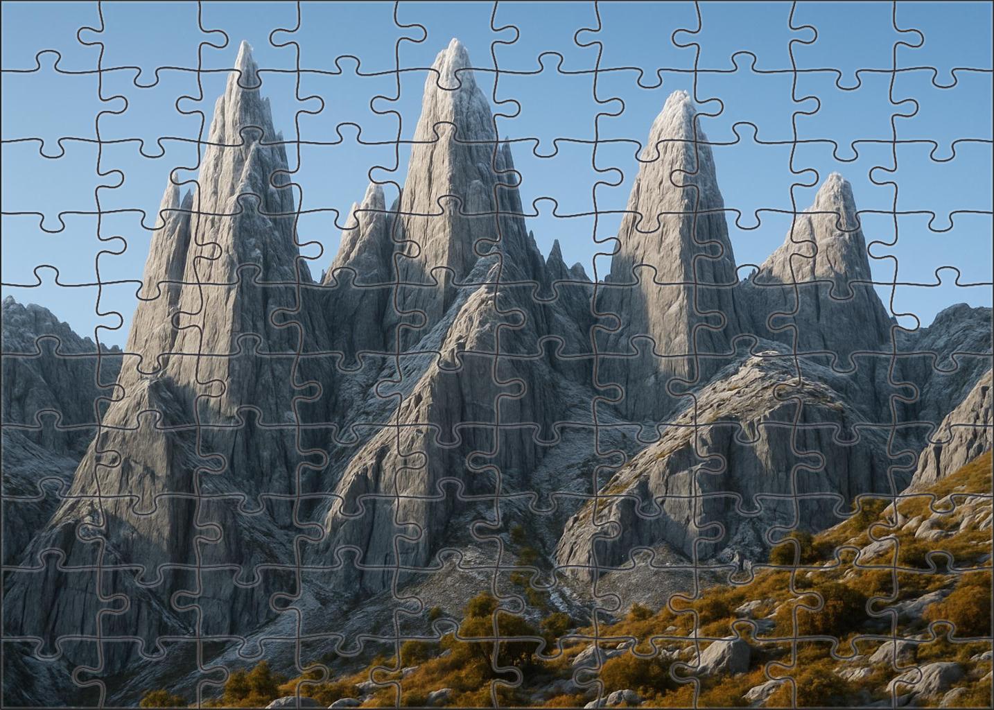 Frosted Granite Bastion Easy Puzzles