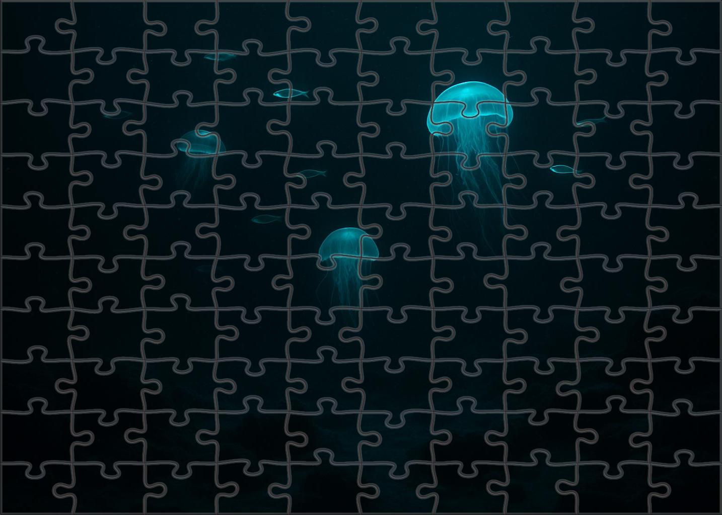 Midnight Abyss Glow 100 Piece Puzzle