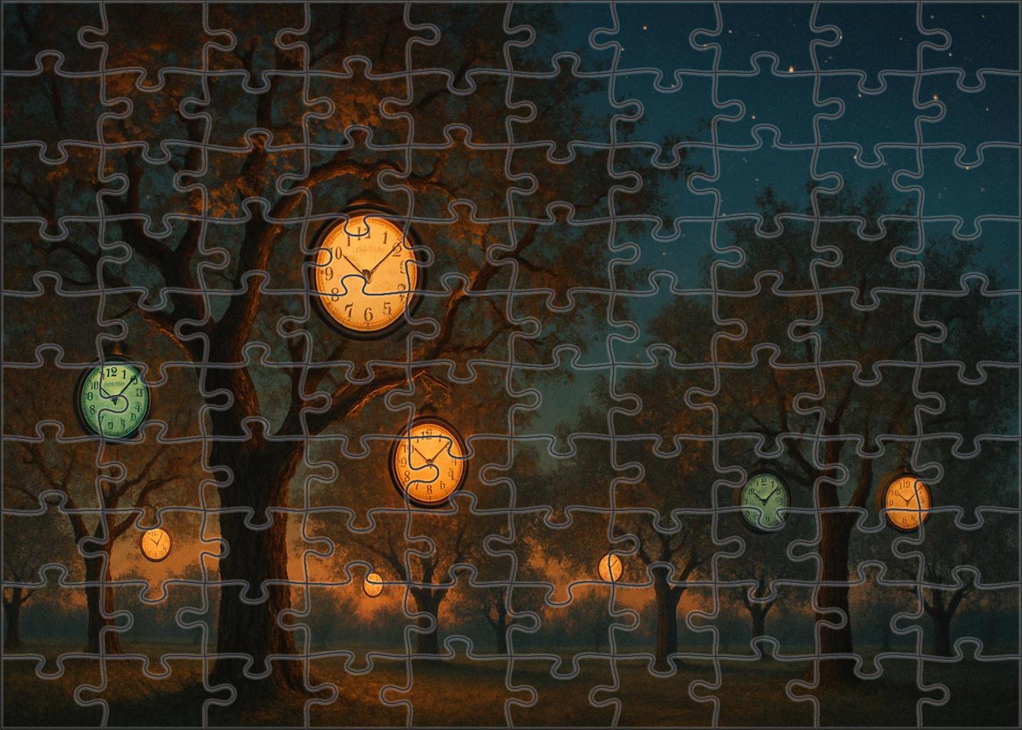 The Clockmaker's Dream Orchard 200 Piece Puzzle