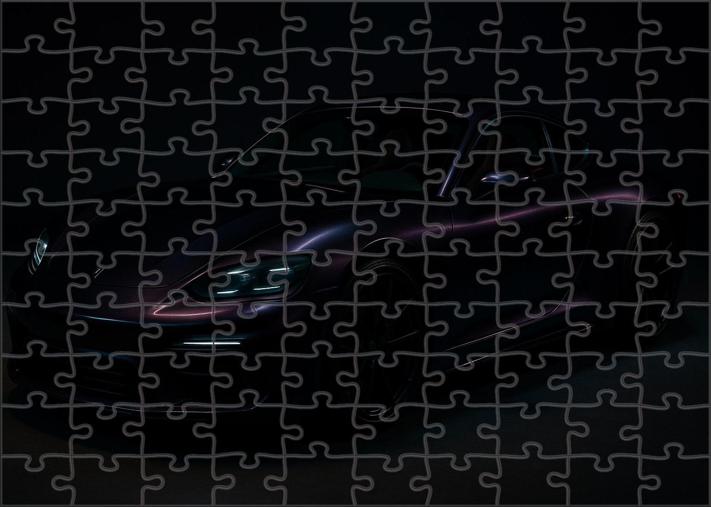 Midnight Mirage R Twilight Edition Sportscar Premium Puzzle Pieces