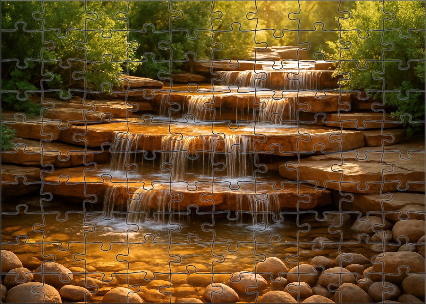 Veil Of Amber Light 200 Piece Puzzle