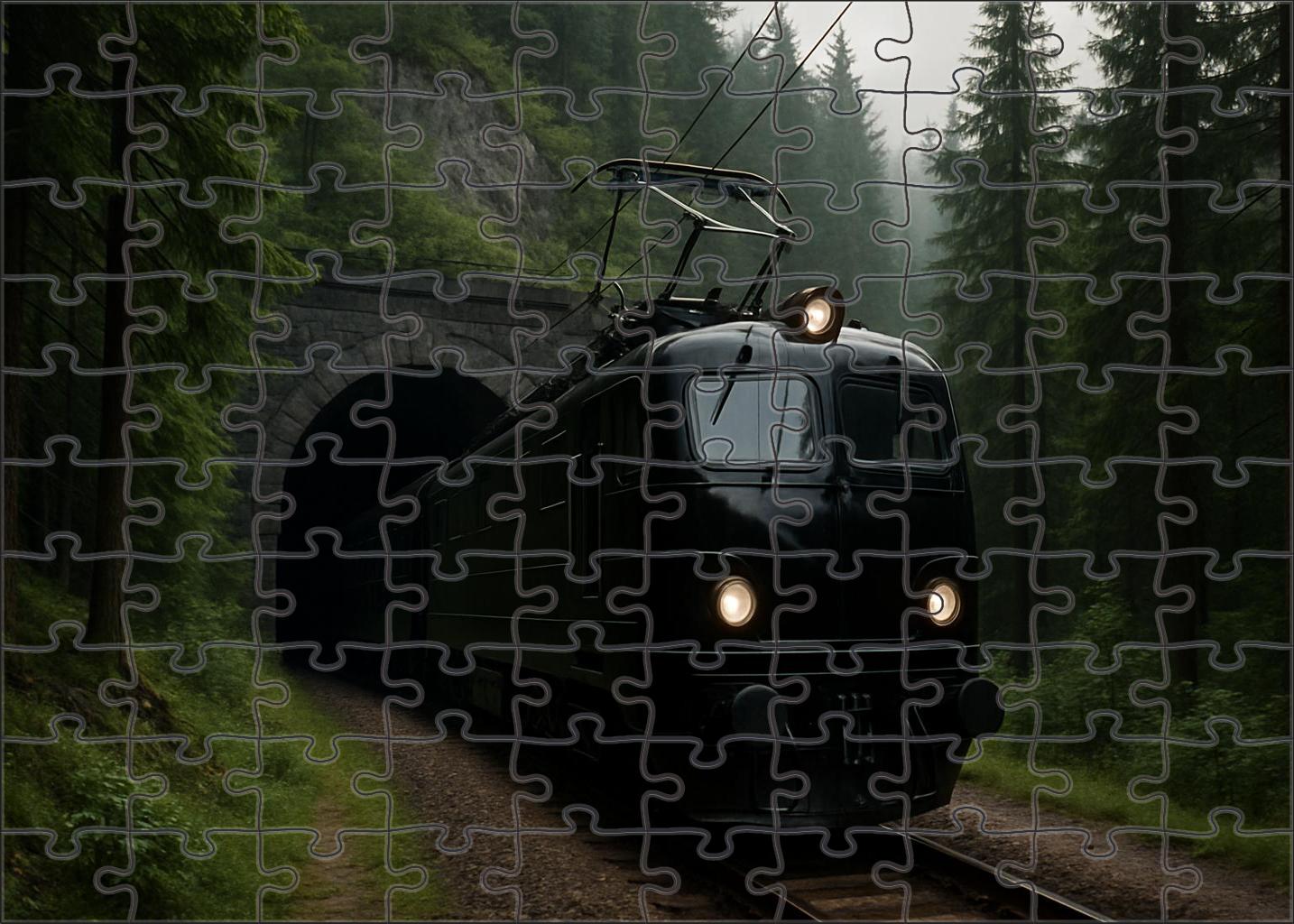 Onyx Tunnel Electric Racer 20 Piece Puzzle