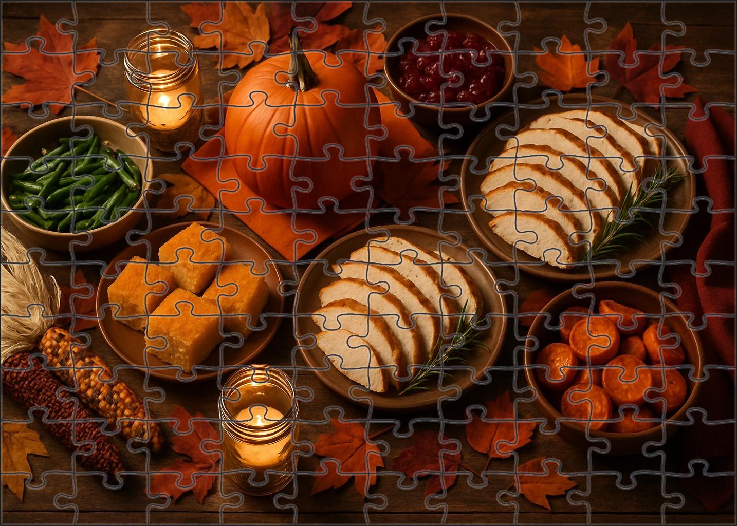 Harvest Hearth Feast Puzzle Collection