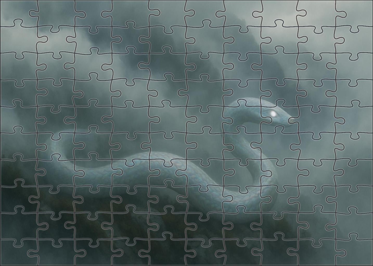 Mistveil Serpent Puzzle For Adults