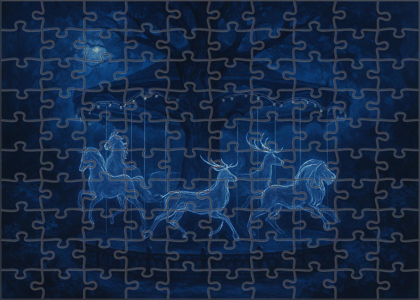 The Carousel Of Whispering Shadows Puzzle Collection