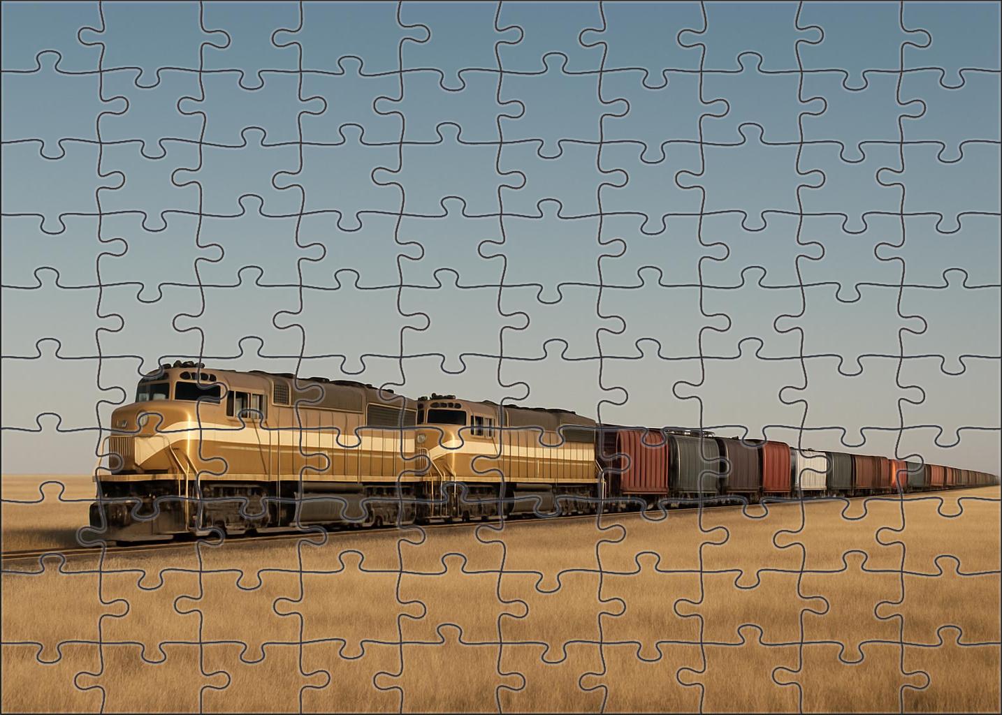 Golden Prairie Freight Large Format Puzzle