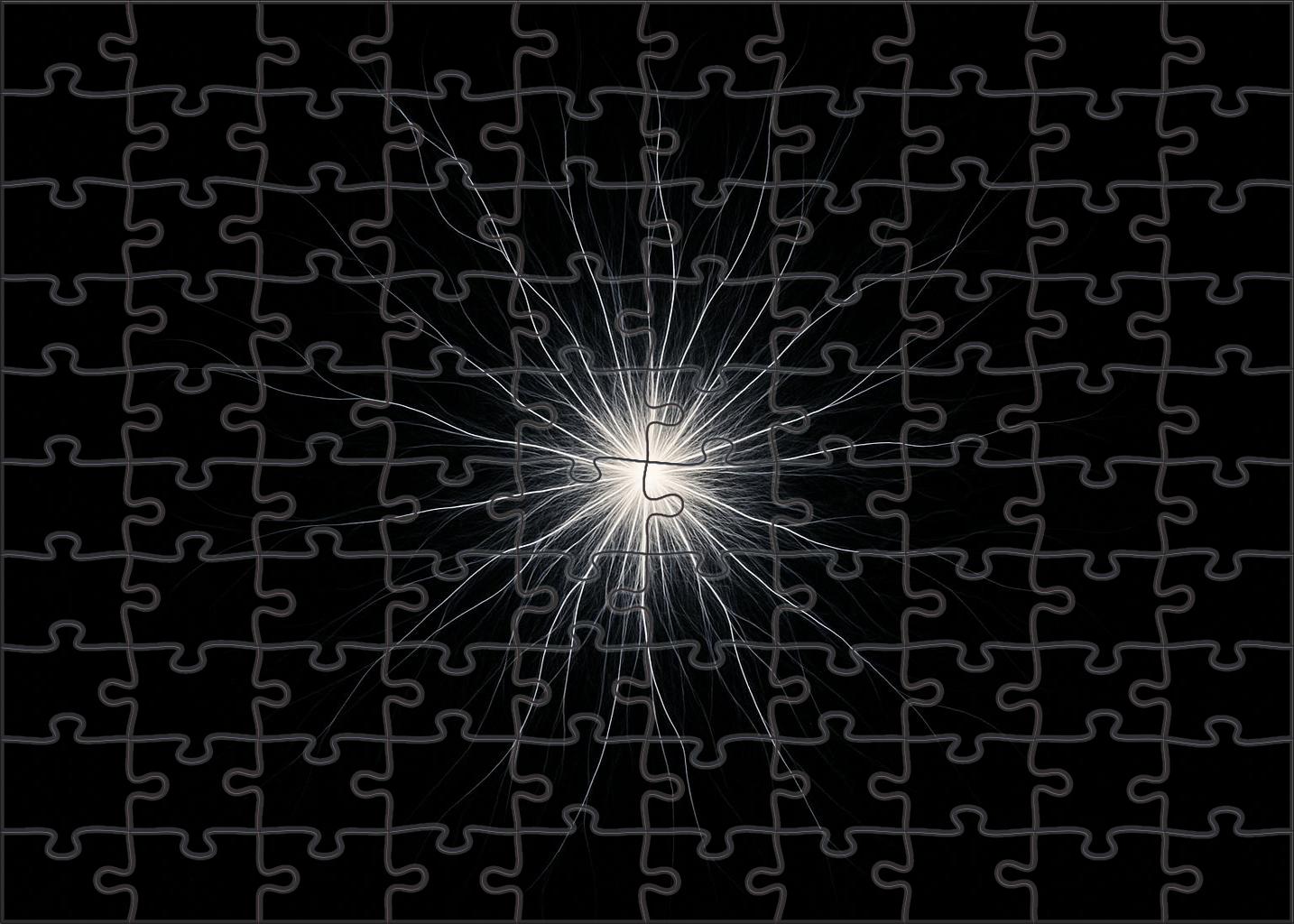 Silver Starburst Filament Family Puzzles