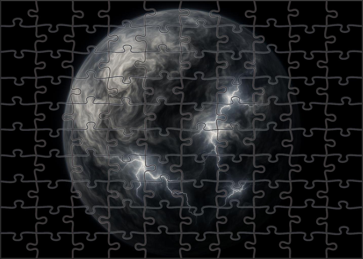 Silver Twilight Storm 20 Piece Puzzle