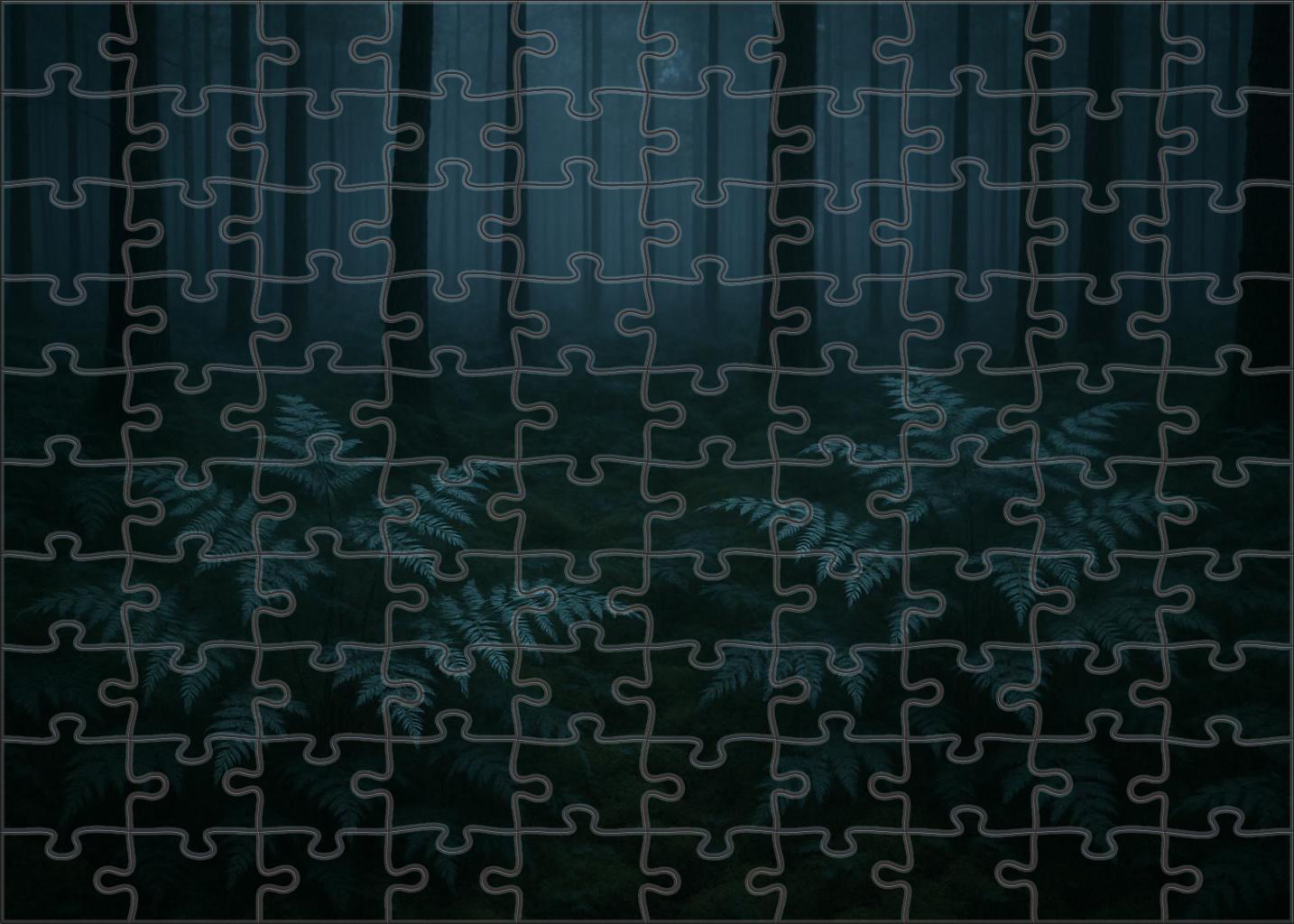 Twilight Fern Refuge Unique Puzzle Design