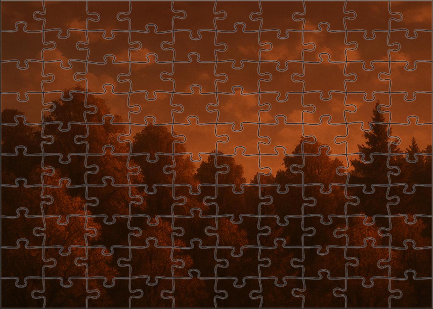 Copper Twilight Canopy Challenging Puzzles