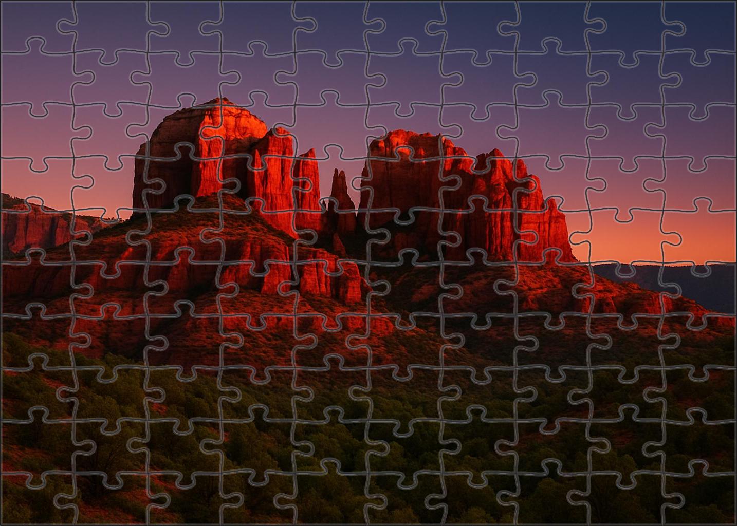 Crimson Bluff Lookout Custom Jigsaw Puzzle