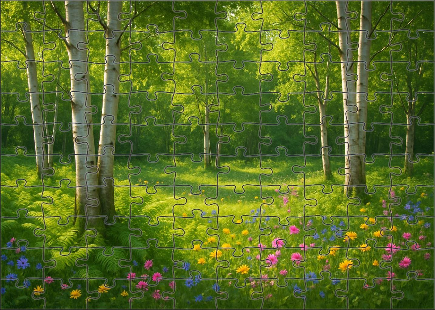 Shimmering Aspen Glade Puzzle Collection